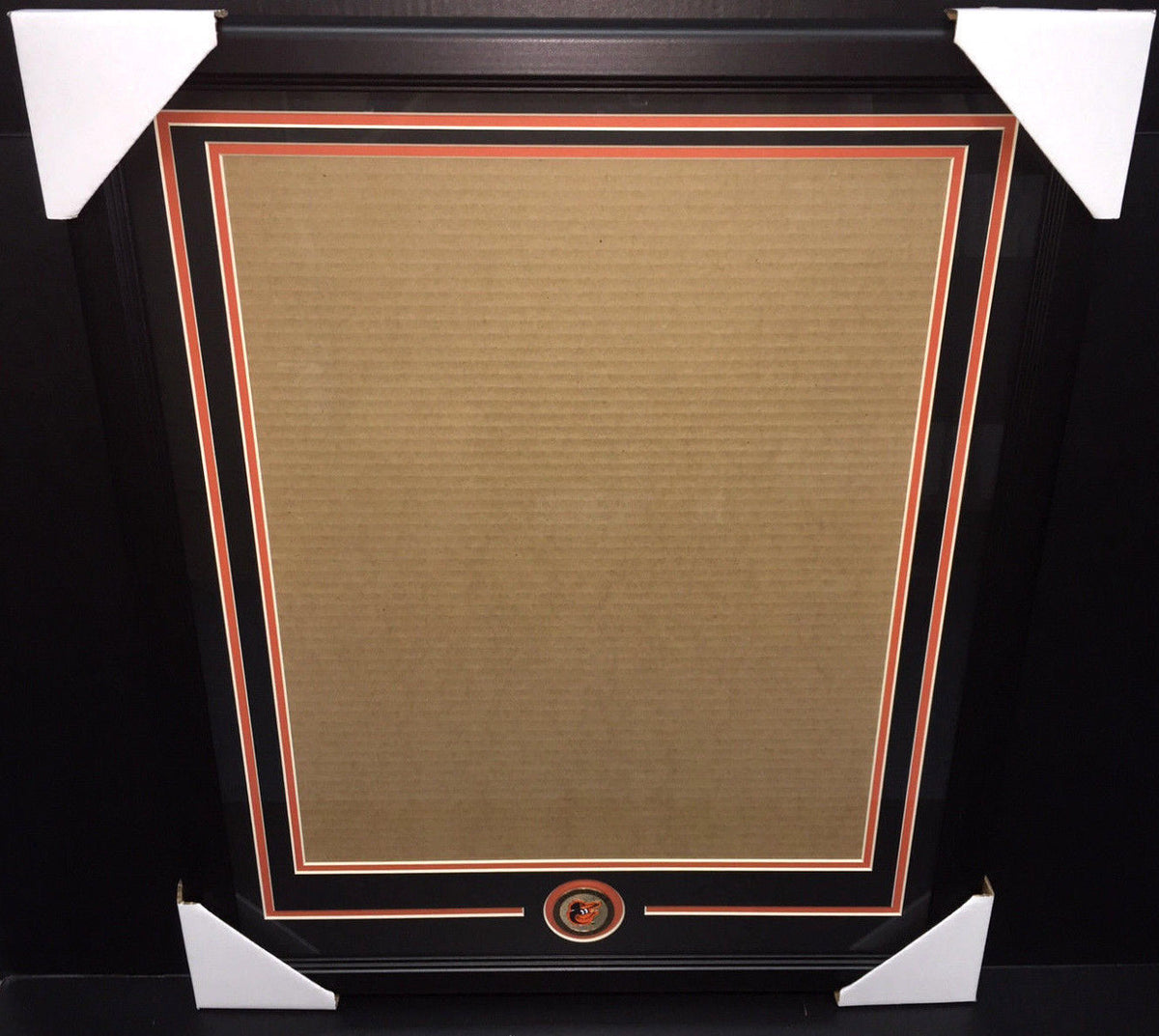 Baltimore Orioles Medallion Frame Kit 16x20 Photo Double Mat Vertical