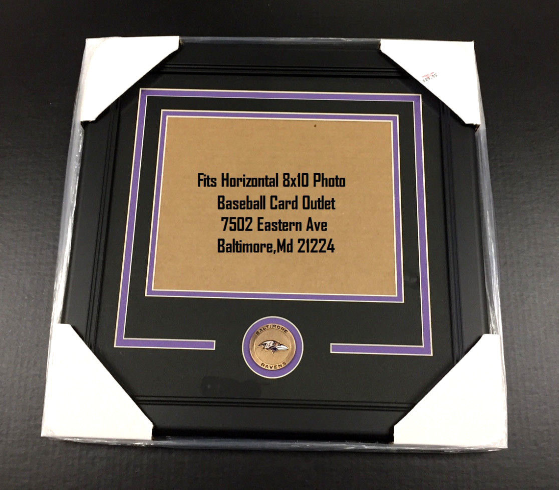 Baltimore Ravens Medallion Frame Kit 8x10 Photo Double Mat Horizontal
