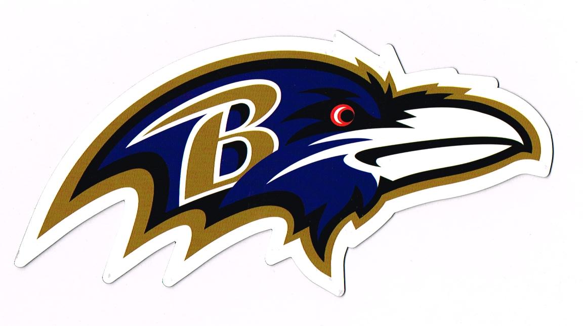 Baltimore Ravens Team Magnet 7 1/4 X 3 1/2