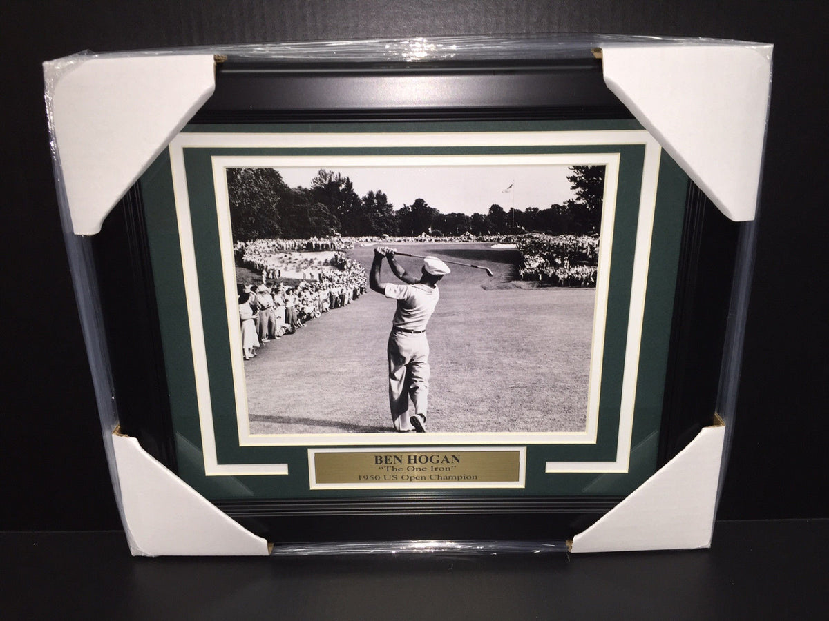 Ben Hogan Famous 1 Iron Shot 1950 US Open Champion Framed 8x10 Photo