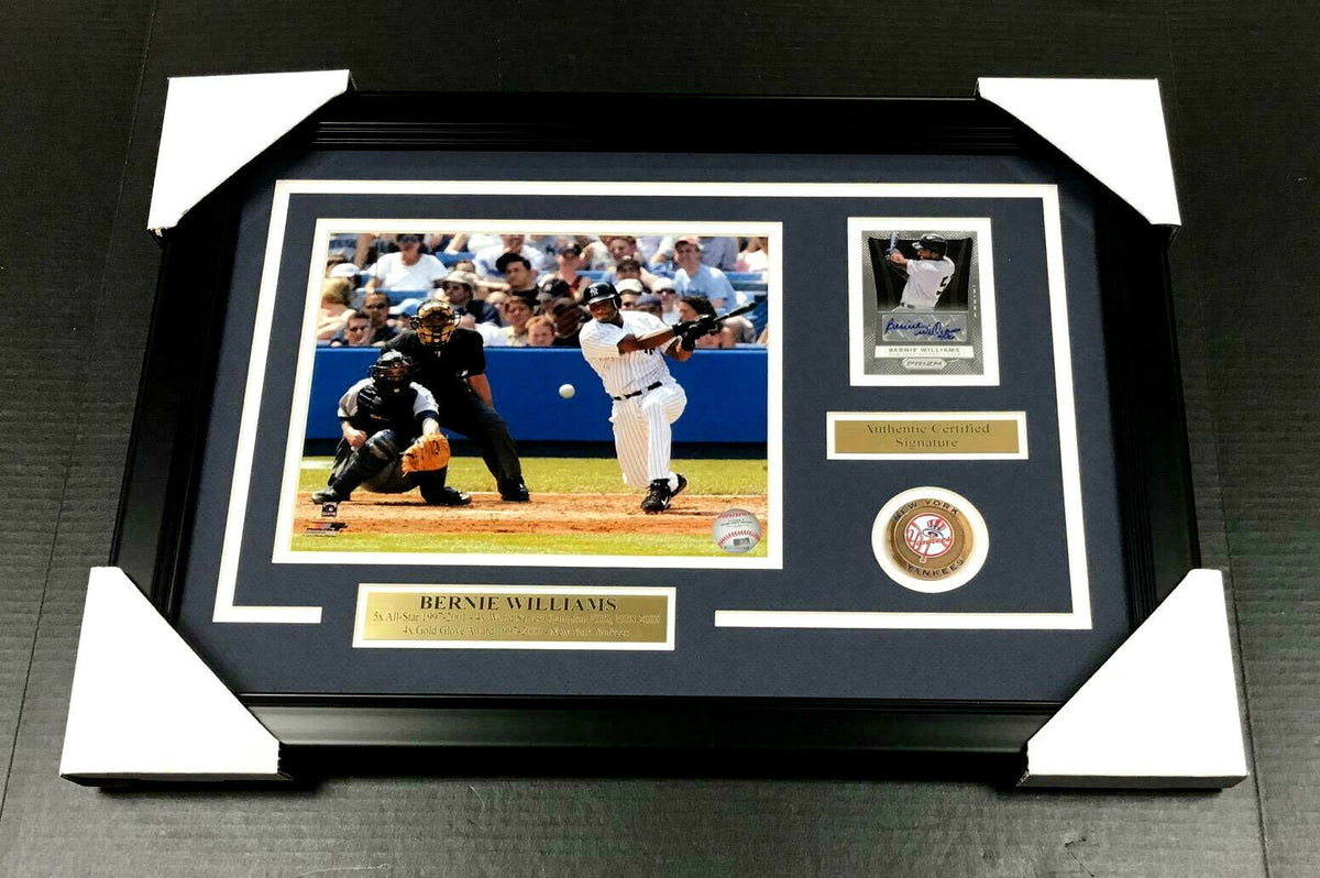 Bernie Williams Signed Autographed CD Framed with 8x10 Photo New York Yankees