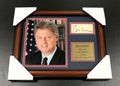 Bill Clinton Autographed Facsimile Reprint Framed 8x10 Photo 42nd President