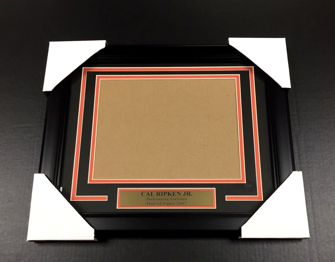 Cal Ripken Jr. Framed Kit Baltimore Orioles Horizontal 8x10 Photo Hall of Fame