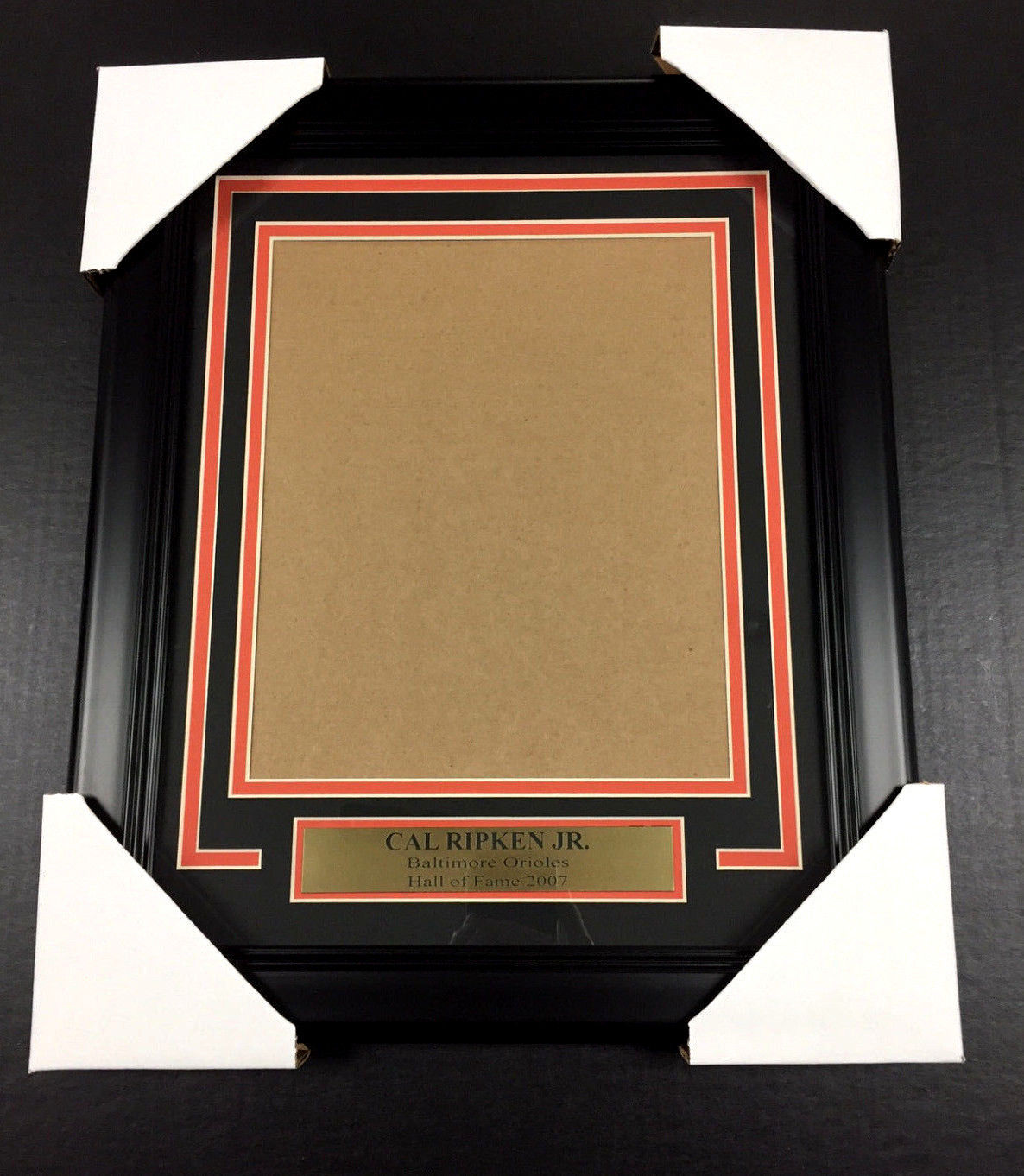 Cal Ripken Jr. Framed Kit Baltimore Orioles Vertical 8x10 Photo Hall of Fame