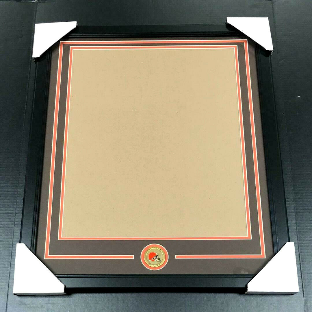 Cleveland Browns Medallion Frame Kit 16x20 Photo Vertical