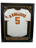 Deluxe Vertical Jersey Display Frame Black Molding #2