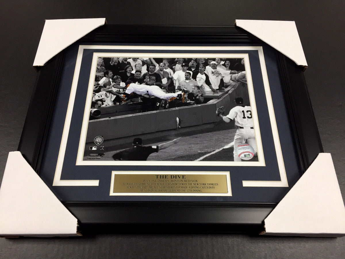 Derek Jeter the Dive Catch 8x10 Framed Photo