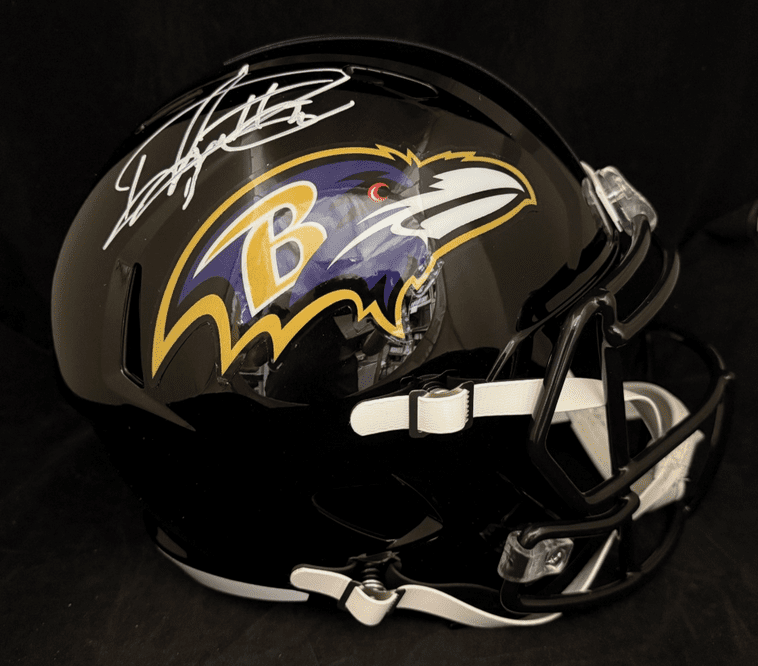 Derrick Henry Baltimore Ravens Autographed Full Size Helmet PSA