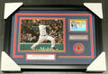 Dustin Pedroia Autographed Card Framed with 8x10 Photo Boston Red Sox