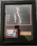 Emilia Clarke Daenerys Targaryen Autographed Framed 8x10 Photo