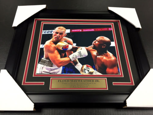 Floyd Mayweather Jr Conor McGregor Boxing Framed 8x10 Photo #2