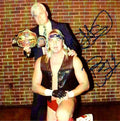 Four Horseman JJ Dillon Barry Windham Autographed 8.5x8.5 Photo