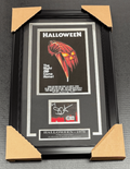 John Carpenter Autographed Cut with 8x10 Photo Framed, Beckett BAS