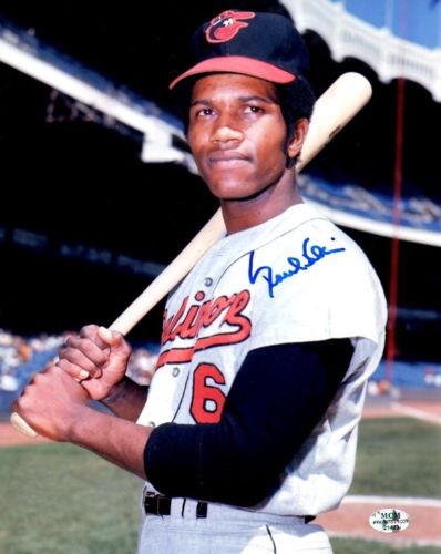 Paul Blair Autographed 8x10 Photo Baltimore Orioles