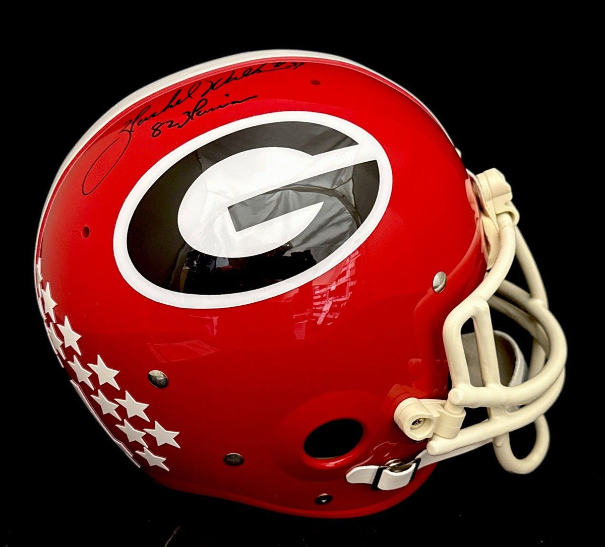 Herschel Walker Georgia Bulldogs Autographed Full Size RK Suspension Helmet