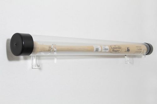 Horizontal Baseball Bat Wall Mount Acrylic Holder Display SG AR03