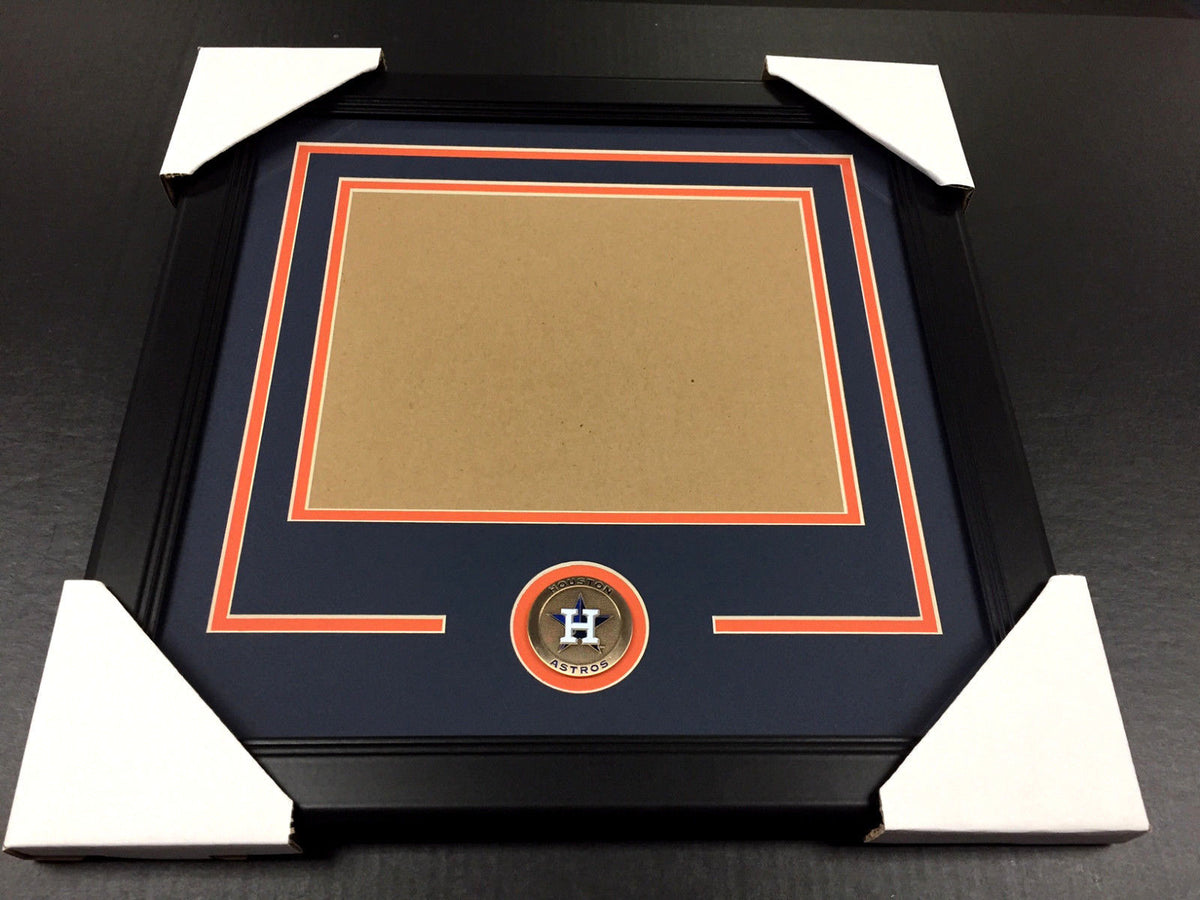 Houston Astros Medallion 8x10 Horizontal Photo Frame Kit