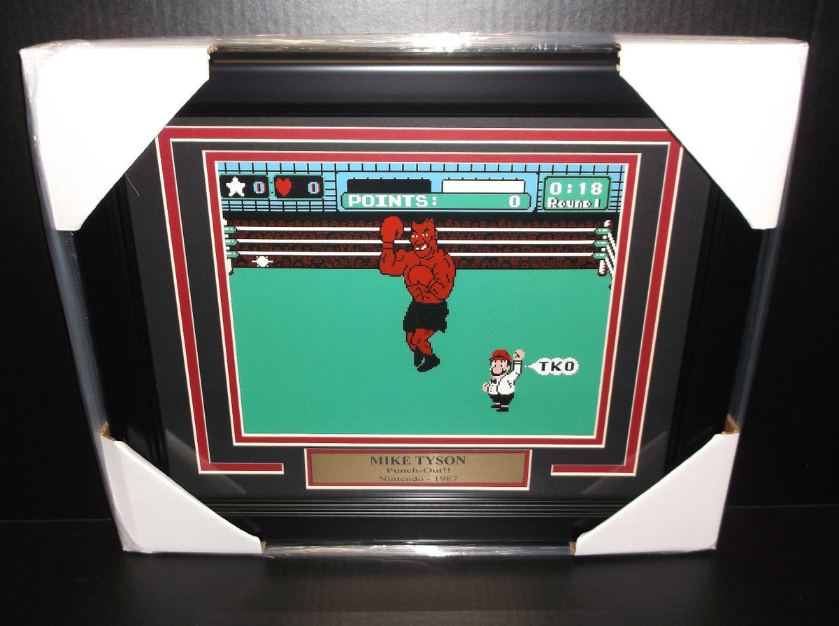 Iron Mike Tyson Punch-Out Nintendo 1987 Framed 8x10 Photo