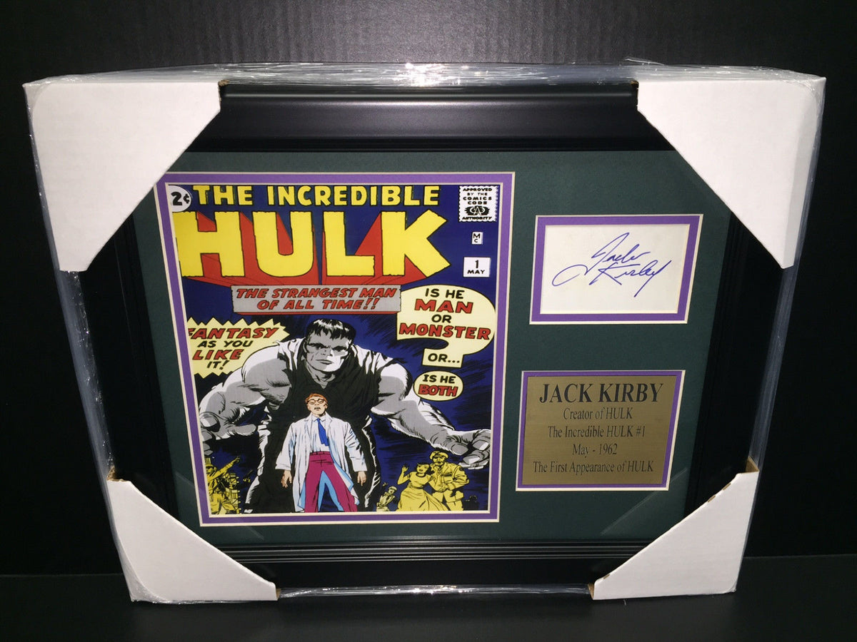 Jack Kirby the Incredible Hulk #1 Framed 8x10 Comic Photo