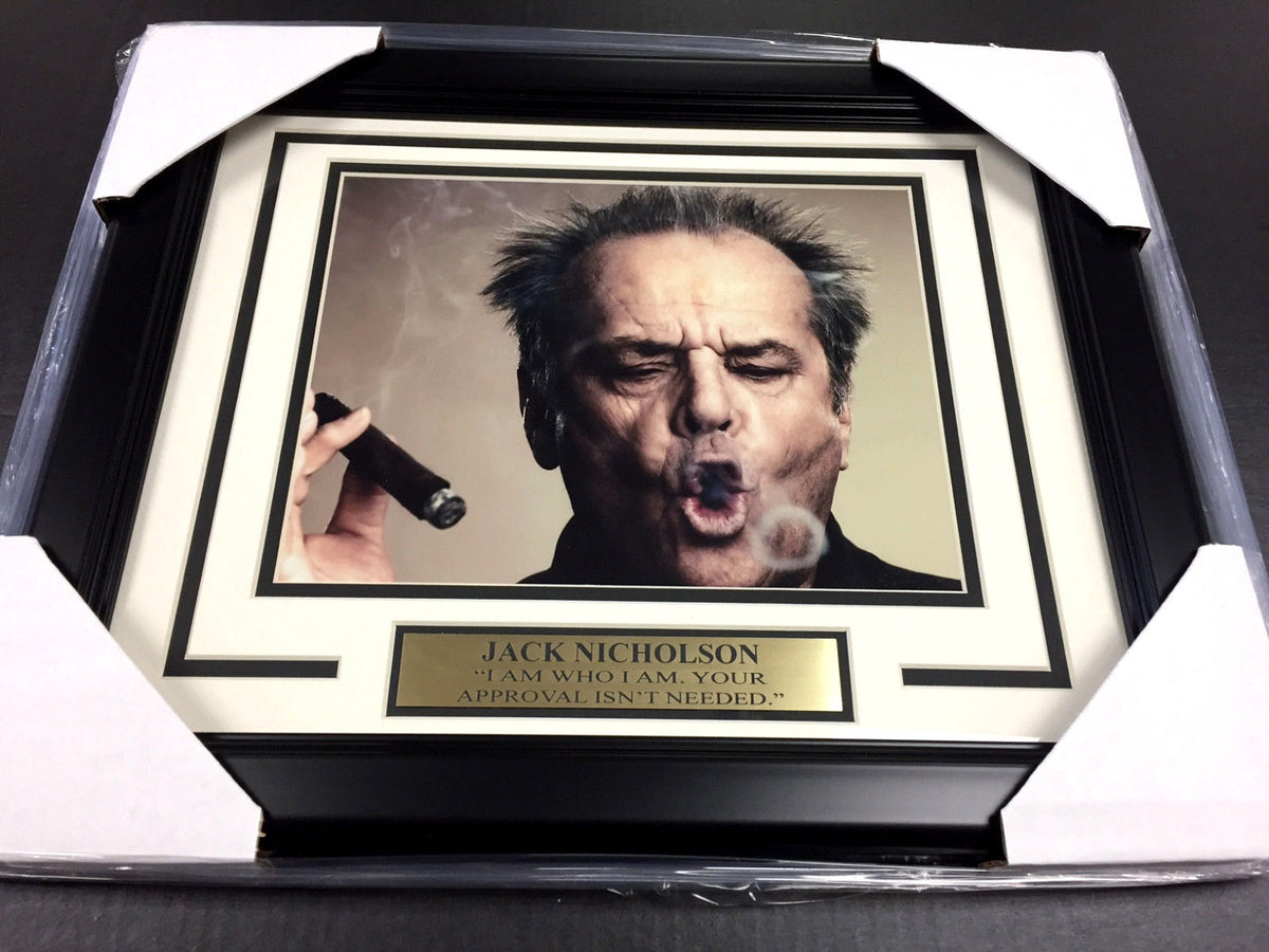 Jack Nicholson I Am Who I Am Framed 8x10 Photo