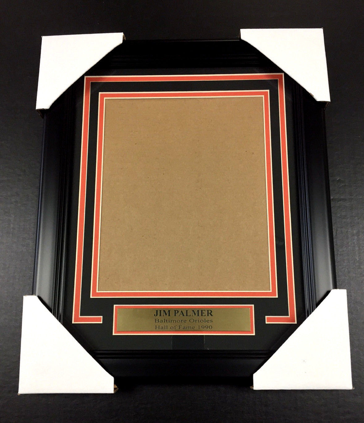 Jim Palmer Baltimore Orioles Hall of Fame 1990 Frame Kit for 8x10 Vertical Photo