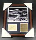 Joe DiMaggio Autographed Cut Signature Facsimile Reprint Framed 8x10 Photo