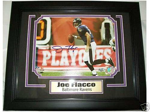 Joe Flacco Horizontal Photo Frame Kit for 8x10 Photo
