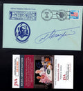 Joe Frazier HOF Boxing Autographed 1990 Induction Cover JSA COA Card