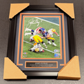 John Elway Denver Broncos Autographed Framed 8x10 Photo Helicopter Beckett BAS