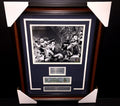 Johnny Unitas 1958 Baltimore Colts Reprint Ticket Laser Auto Framed 8x10 Photo
