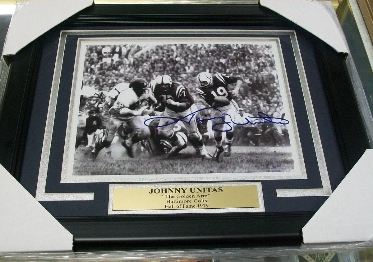 Johnny Unitas Baltimore Colts Autographed Reprint 8x10 Photo