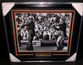 Johnny Unitas Brooks Robinson Last Pitch Memorial Stadium Framed 16x20 Photo