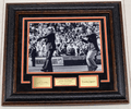 Johnny Unitas Brooks Robinson Last Pitch Memorial Stadium Framed Laser Signature 11x14 Photo