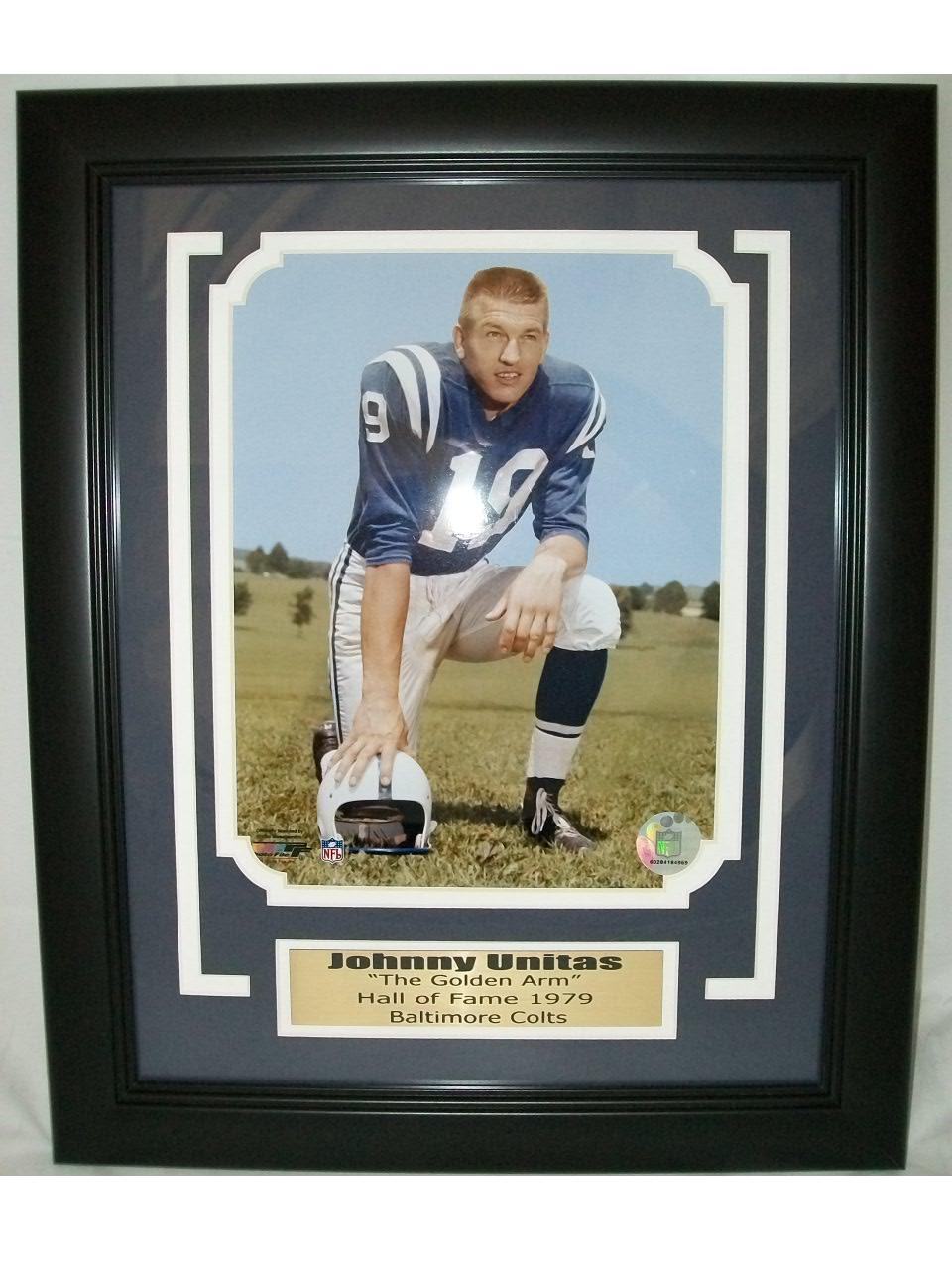 Johnny Unitas Frame for Your 8x10 Autograph Photo