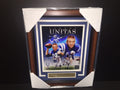 Johnny Unitas the Golden Arm Baltimore Colts HOF 1979 Collage 8x10 Photo Framed