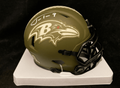 Justin Tucker Salute to Service Baltimore Ravens Autographed Mini Helmet