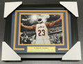 LeBron James Cleveland Cavaliers Blowing Chalk Framed 8x10 Photo