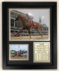 Mike Smith Justify 2018 Triple Crown Winner Framed 8x10 Photo