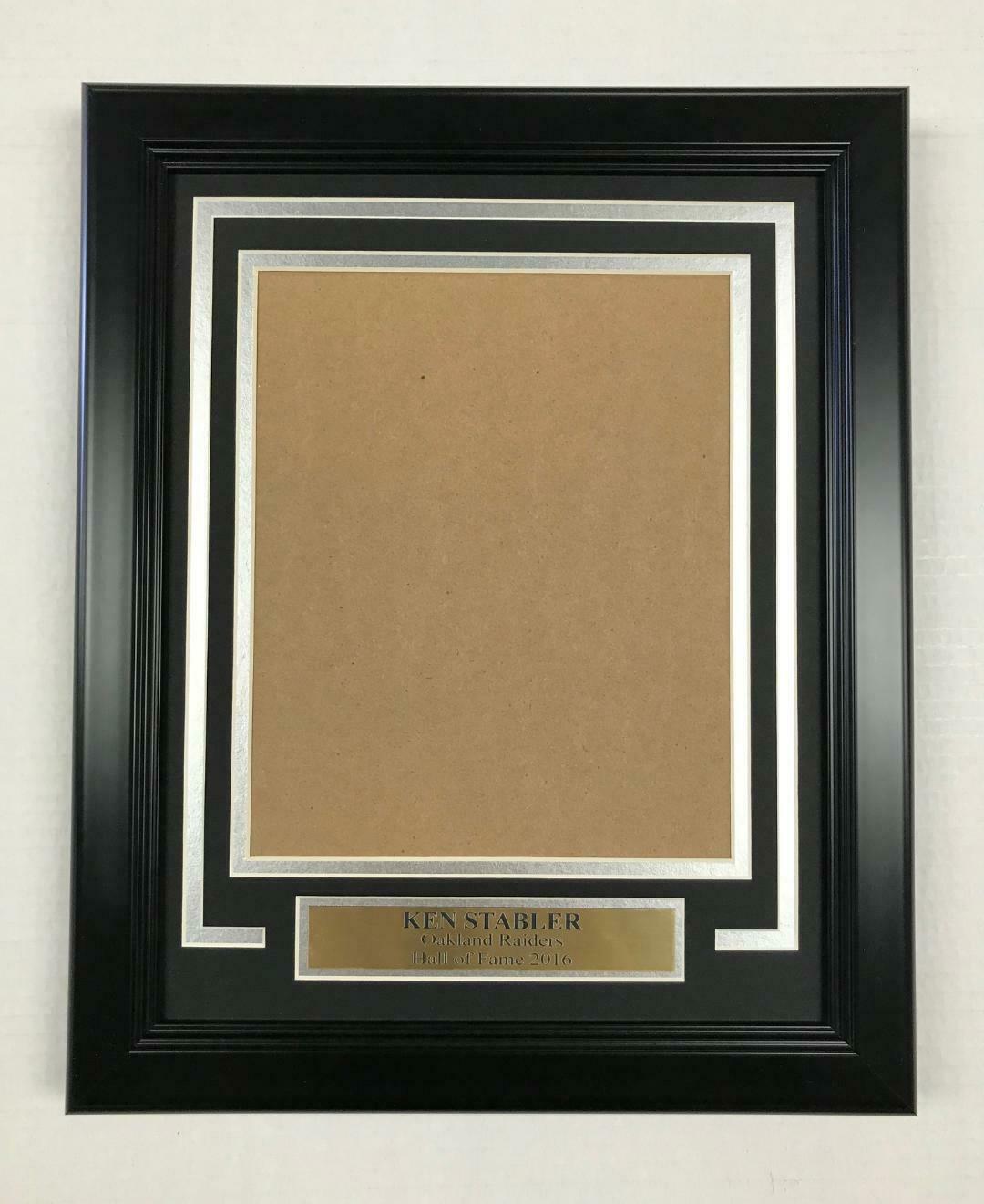 Ken Stabler Oakland Raiders Vertical 8x10 Photo Frame Kit