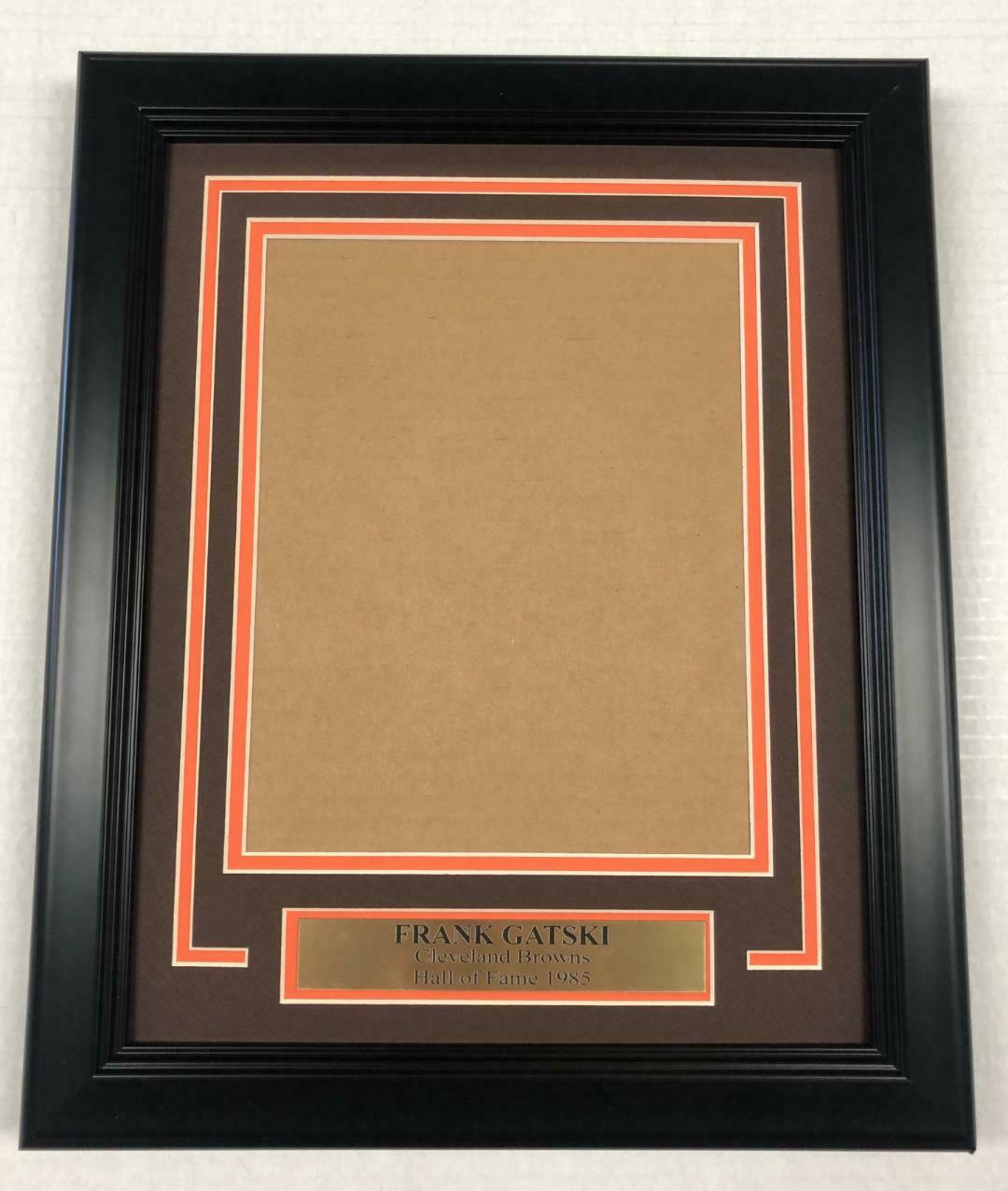 Frank Gatski Cleveland Browns Vertical 8x10 Photo Frame Kit