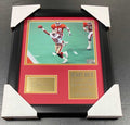 Jerry Rice 49ers Autographed Laser Reprint Framed 8x10 Photo