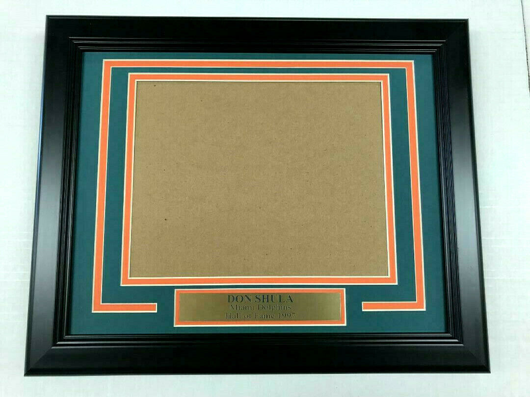 Don Shula Miami Dolphins Horizontal Photo Frame Kit 8x10