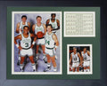 Boston Celtics Big Five Larry Bird Kevin McHale Framed 8x10 Photo Collage