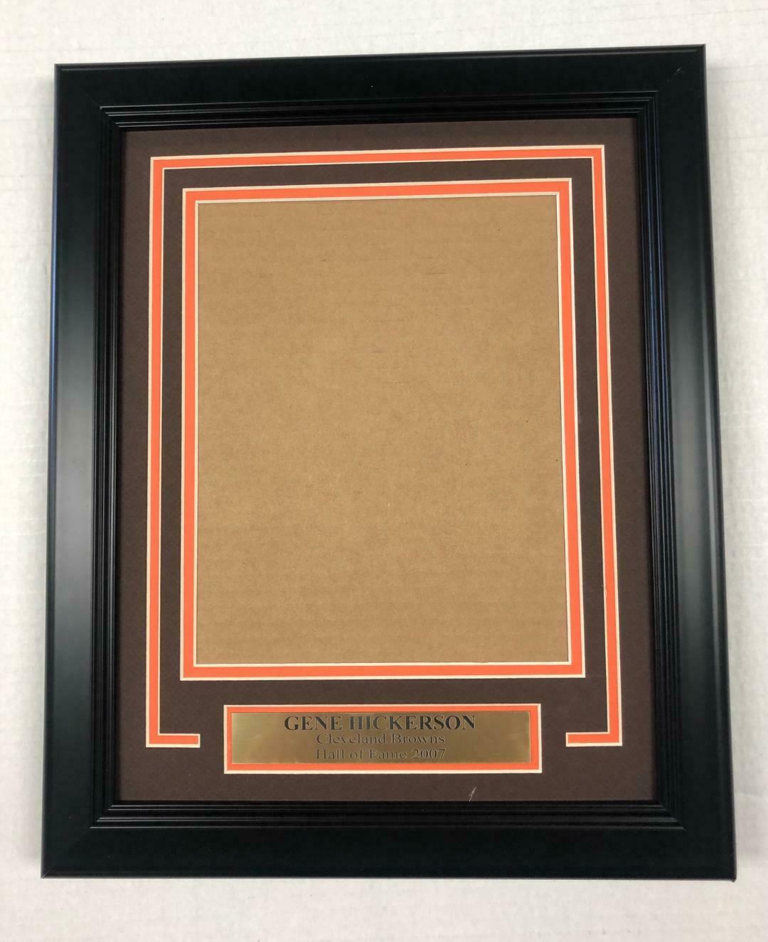 Gene Hickerson Cleveland Browns Frame Kit for 8x10 Vertical Photo