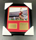 Dwight Clark 49ers the Catch Laser Autographed Reprint Framed 8x10 Photo
