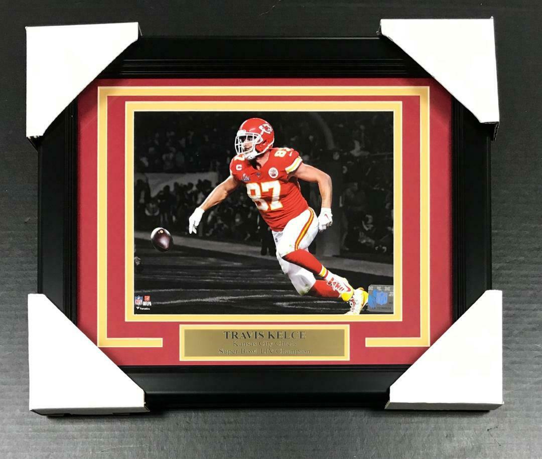 Travis Kelce Kansas City Chiefs Super Bowl LIV Framed 8x10 Photo