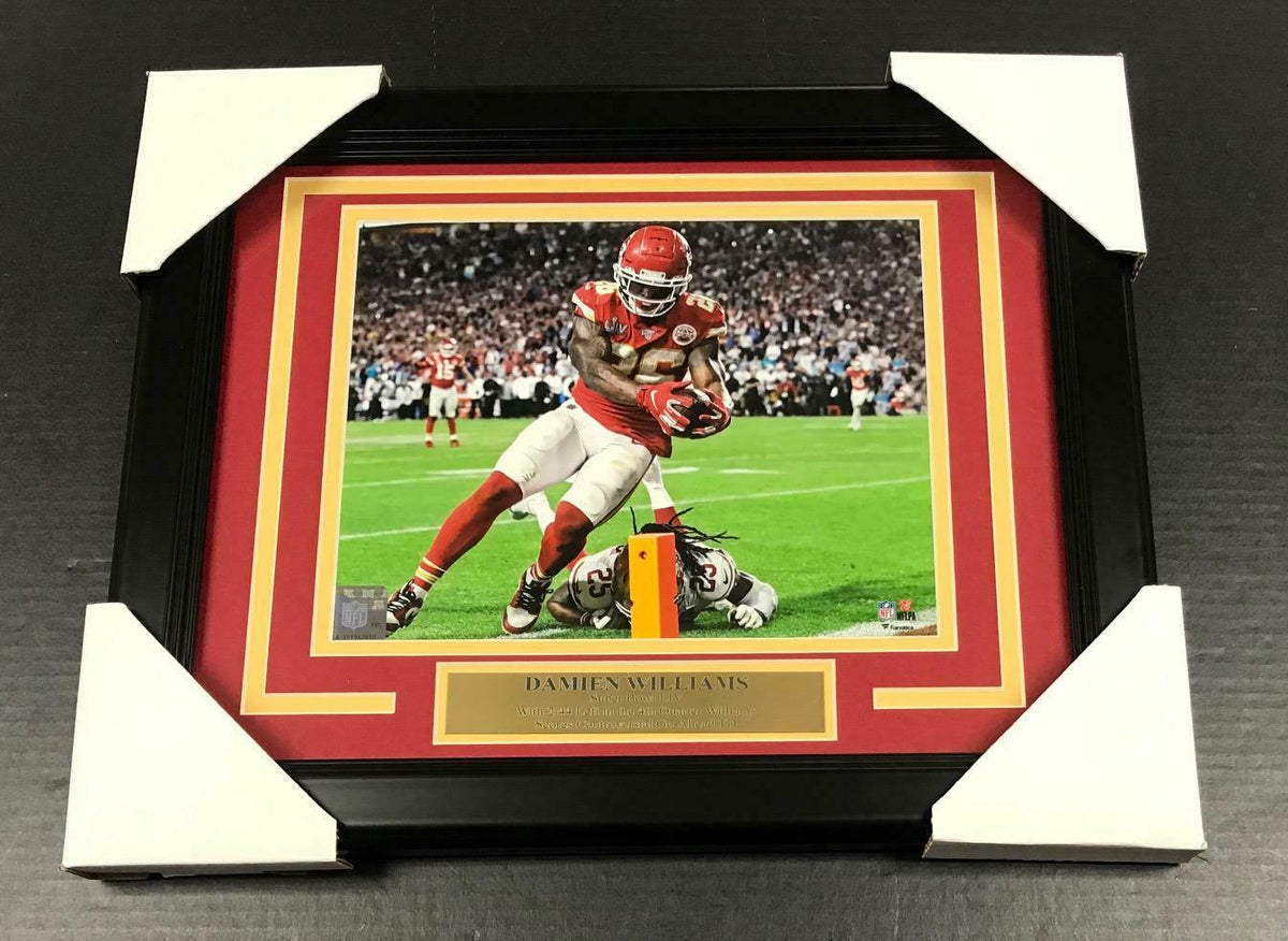 Damien Williams Kansas City Chiefs Super Bowl LIV TD 8x10 Framed Photo