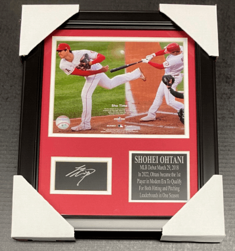 Shohei Ohtani Los Angeles Angels Autographed Facsimile Laser 8x10 Photo