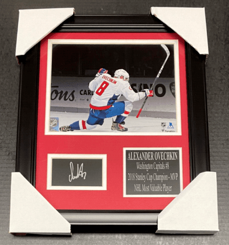 Alexander Ovechkin Autographed Facsimile Laser Engraved Framed 8x10 Photo