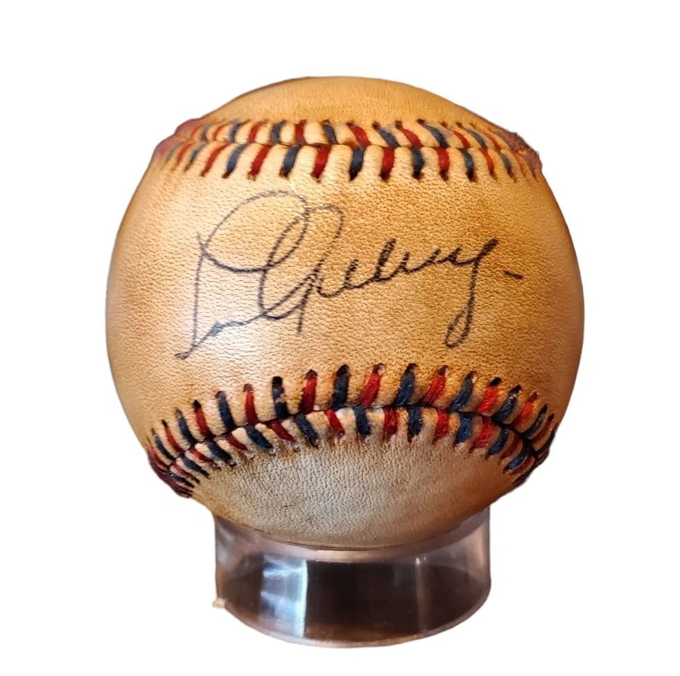 Lou Gehrig Autographed Replica 1930s Baseball Souvenir Ball